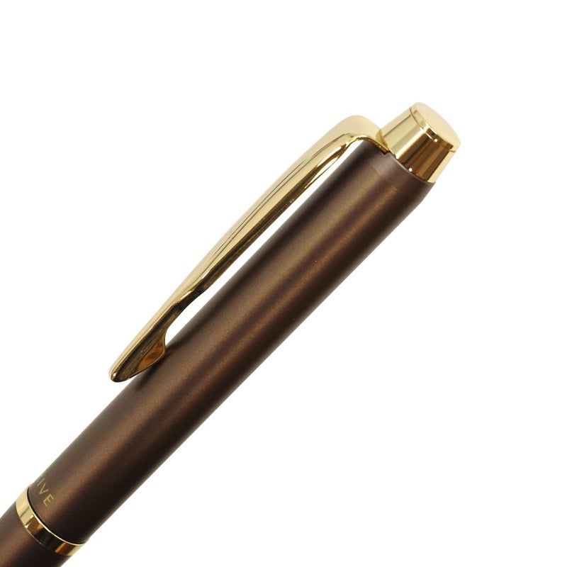 بايلوت قلم حبر جاف من بايلوت BDR-3SR-CO Acro Ink Ballpoint، نقطة رفيعة من Acro Drive، جسم بلون نحاسي - Image 3